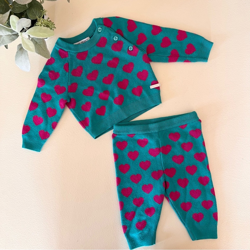 Posh Peanut Queen Of Hearts Sweater & Leggings set